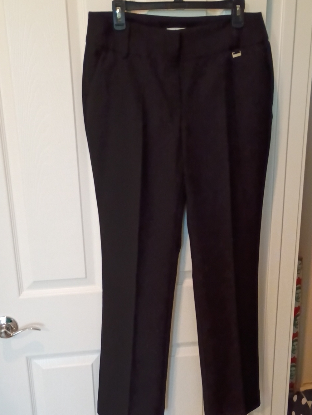 Nine West Women's Black Straight-Leg Dress Pants
